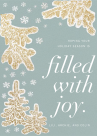 Snow-capped - Christmas Card by Paperless Post