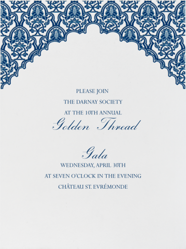 Arabesque - Invitation by Paperless Post