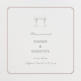 Indented Corners Frame - Party Invitation by Paperless Post