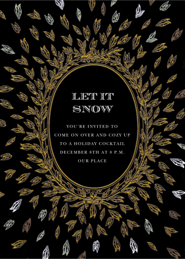 Roi Soleil - Winter Party Invitation by Ladurée