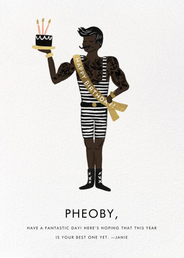 Mr. Macho - Birthday Card by Rifle Paper Co.