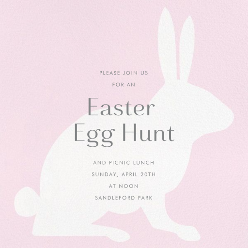 Rabbit - Easter Invitation by Paperless Post