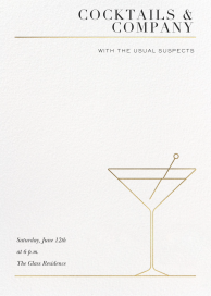 Tini Time - Cocktail Party Invitation by Paperless Post