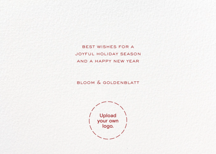 Season's Greetings Script - Business Holiday Card by Paperless Post - Back