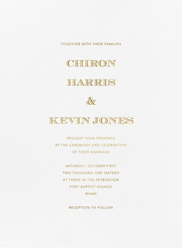 Gardener - Wedding Invitation by Paperless Post