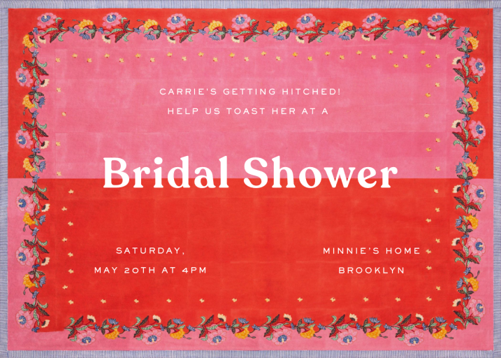 Mondana - Bridal Shower Invitation by Lisa Corti
