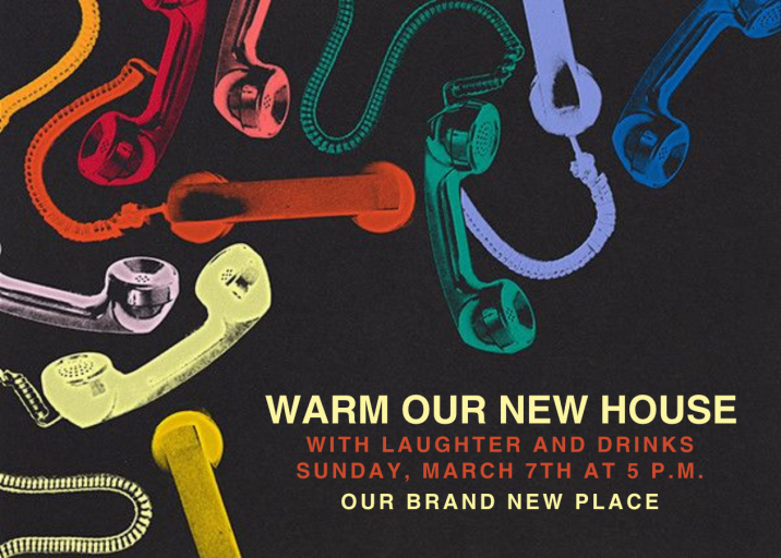 Telephone Receivers - Party Invitation by Paperless Post