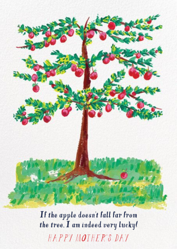Apple Tree - Mother's Day Card by Mr. Boddington's Studio