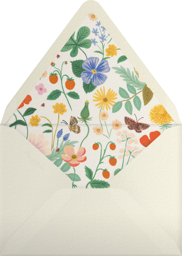 Strawberry Fields Frame - Rifle Paper Co. Envelope