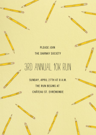 Scattered Pencils by Paperless Post