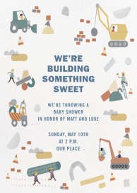 Construction Theme Invitation