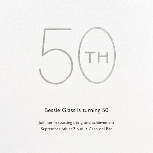 Decade - Birthday Invitation by Paperless Post