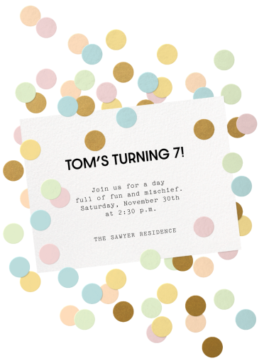Throw Confetti - Birthday Invitation by Paperless Post