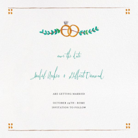 Miss Lavender (Save the Date) by Mr. Boddington's Studio