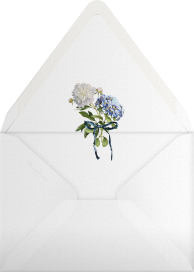 Hydrangea Bouquet Frame -  Monique Lhuillier Envelope