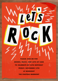 Set List - Birthday Invitation by Paperless Post