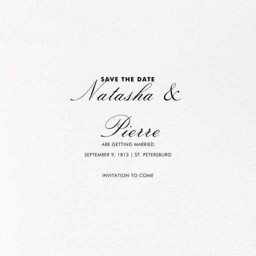La Pavillion II (Photo Save the Date) by kate spade new york - Back