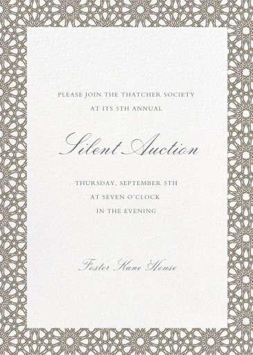 Rabat - Fundraiser Invitation by Paperless Post