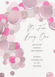 Metallic Balloon Arch - Birthday Invitation by Paperless Post