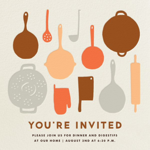 Pantry - Dinner Party Invitation by The Indigo Bunting