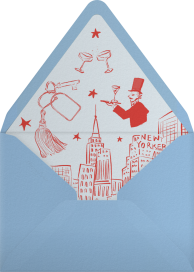 Martini Dog - Ten Story Stationery Envelope