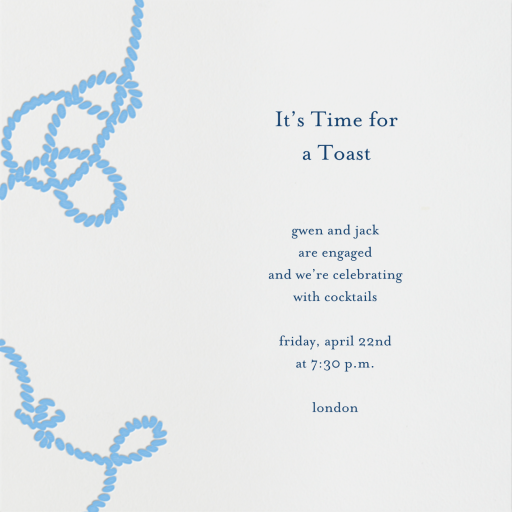 Wedding Knot - Engagement Party Invitation by Paperless Post