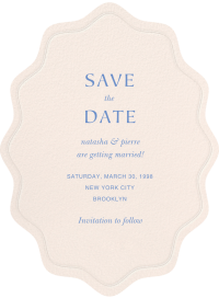 Embossed Cutout - Save the Date by Paperless Post