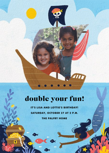 Buccaneers and Beauties - Birthday Invitation by Paperless Post