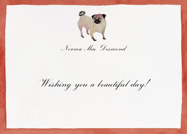 Mr. Pugsly - Stationery by Happy Menocal