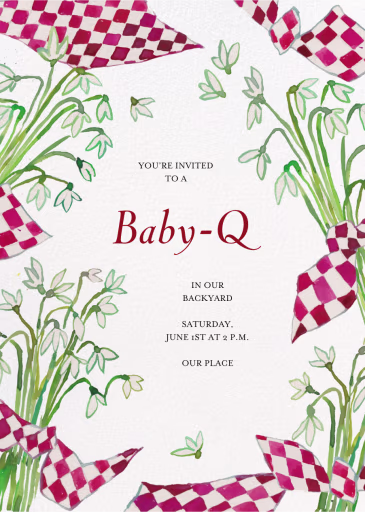 I Do BBQ - Baby Shower Invitation by Happy Menocal