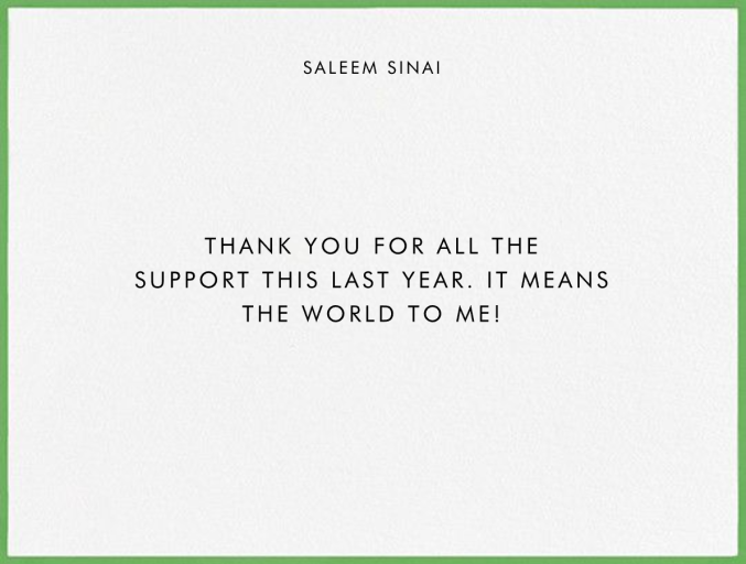 Hand Painted Border - Stationery by Paperless Post