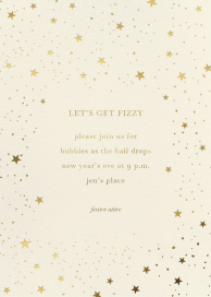 Stars and Sparkle - New Year's Eve Invitation by Sugar Paper