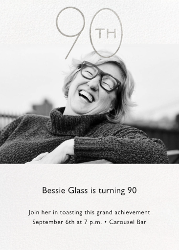 Decade Photo - Birthday Invitation by Paperless Post