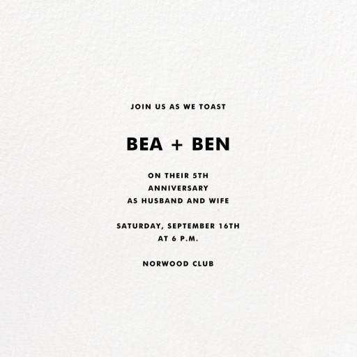 Join Us (Photo) - Party Invitation by Linda and Harriett - Back