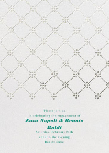 Pearl Embroidery (Tall) by Oscar de la Renta