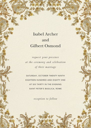 Valentina - Invitation by Brock Collection