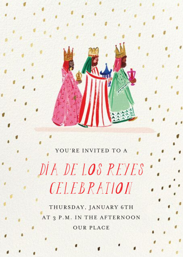 Wee Kings - Día de Reyes Invitation by Mr. Boddington's Studio
