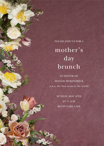 Messidor - Mother's Day Invitation by Putnam & Putnam