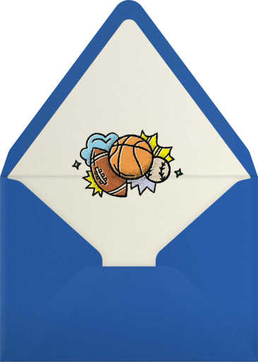 Let's Play Ball - Paperless Post Envelope