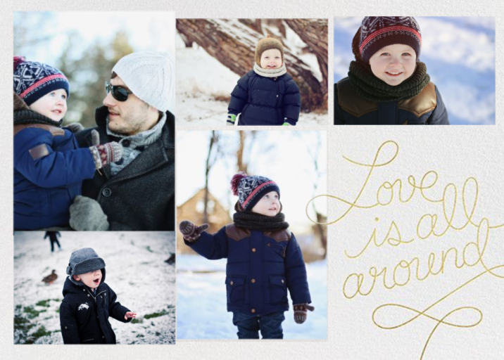 Love is All Around - New Year's Card by Paperless Post