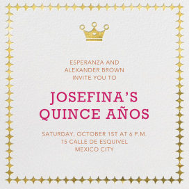 Royal Glam - Birthday Invitation by Jonathan Adler