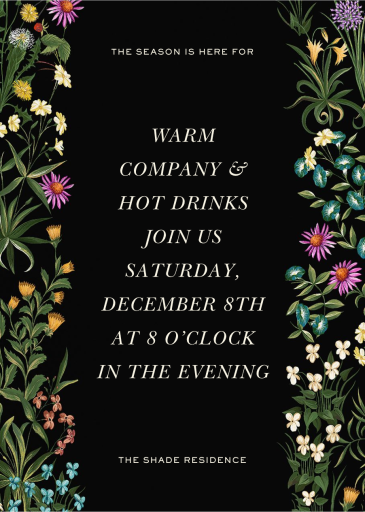Garden Path - Winter Party Invitation by Oscar de la Renta