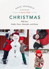 Wintry Tune - Christmas Card by Paperless Post