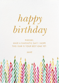 Candle Corner - Birthday Card by kate spade new york