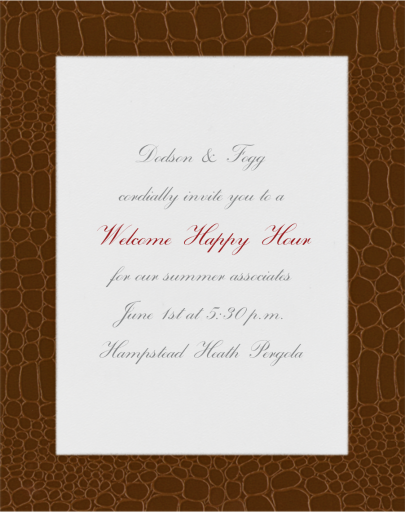 Croc Border by Paperless Post