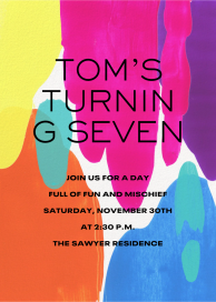 Joyful Colors - Birthday Invitation by Paperless Post