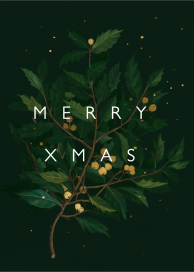 Holly Branch - Christmas Card by Paperless Post