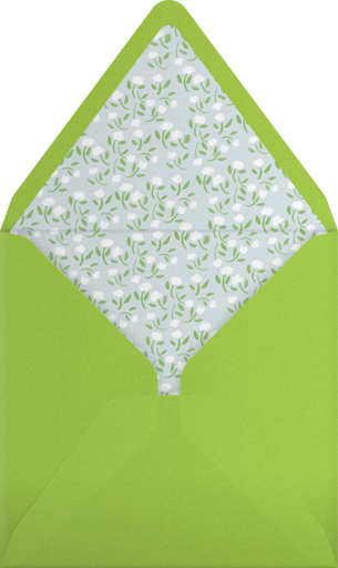 Peonies - Paperless Post Envelope