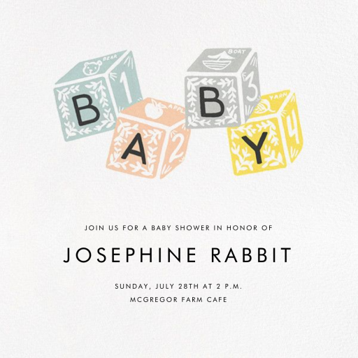 Baby Building Blocks by Rifle Paper Co.