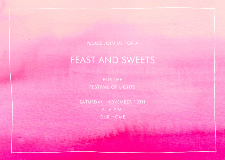 Pink Watercolor by Linda and Harriett